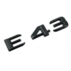 Emblema E 43 Negru, pentru spate portbagaj Mercedes