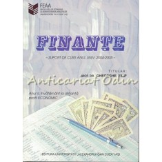 Finante. Suport De Curs Anul Univ 2004-2005 - Gheorghe Filip