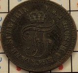 Germania statul Mecklenburg - Schwerin 1 pfennig 1872 - km 315 - A007, Europa