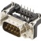 Conector D-Sub 9P Tată 90&deg; THT