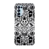 Husa compatibila cu Oppo A15s model Pretend It&amp;#039;s ok, Silicon, TPU, Viceversa, Transparent, Carcasa