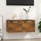 vidaXL Dulap de perete, stejar fumuriu, 80x35x36,5 cm, lemn compozit