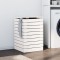 Gossi cos de rufe, alb, 44x44x66 cm, lemn masiv de pin