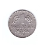 Moneda Germania 1 mark/marca 1950 F, stare buna, curata