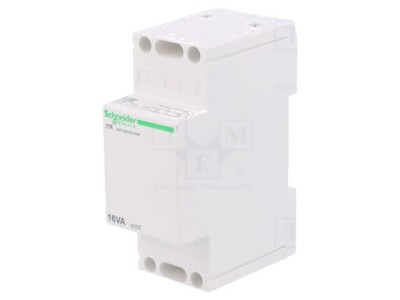 Transformator SCHNEIDER ELECTRIC 16VA 230VAC 8V 12V pentru şină DIN foto