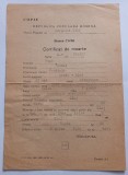 Certificat de moarte, 1964, Cluj