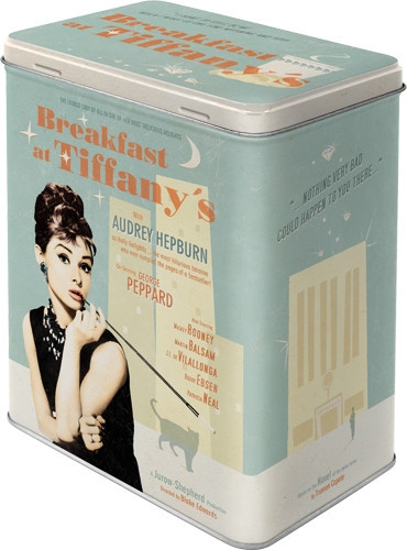 Cutie de depozitare metalica - Audrey Hepburn