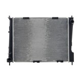 Radiator racire Renault Clio 3 (R0/1), 2005-2013 1,4 72kw ; 1,5 Dci 65/76kw, 1,6 65/82kw; Diesel/Benzina, M/A, Cu/fara AC, 490x405x27, Cu lipire fagu, SRLine