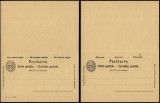 Switzerland - Postal History Rare Old Postal stationery + Reply UNUSED DB.175