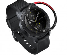 Rama ornamentala Ringke pentru Galaxy Watch 42mm / Galaxy Gear Sport Negru/Rosu foto