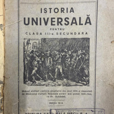 1944 Emil Diaconescu Iasi, Istoria Romanilor pentru clasa III-a secundara