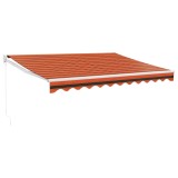 Cumpara ieftin Pergola Manuala 3,5 x 2,5 m Dungi orizontale portocalii si maro