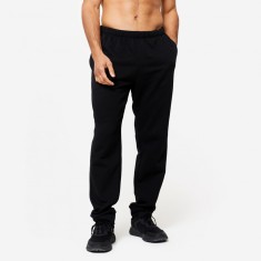 Pantalon de trening călduros 100 Fitness Negru Bărbați