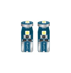 Set 2 Becuri LED T10, 3 SMD, W5W,12V, Pentru Pozitie, Plafoniere, Portbagaj, Lumina Alb 6000k