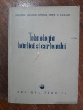 Tehnologia hartiei si cartonului 1952 / R3P5S, Alta editura