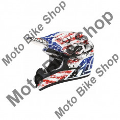 MBS Casca motocross Airoh Cr901 Patriot, rosu-albastru-alb, M=57-58, Cod Produs: CR1PA38MAU foto