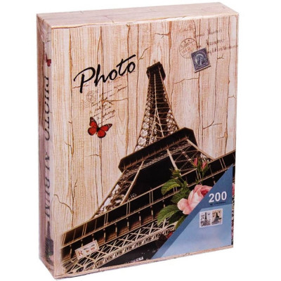 Album foto in cutie Pufo Retro Paris, 27 x 20 cm, 200 poze foto