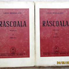 Liviu Rebreanu-Rascoala.Editura Cugetarea–Georgescu Delafras 1946.Impecabila.