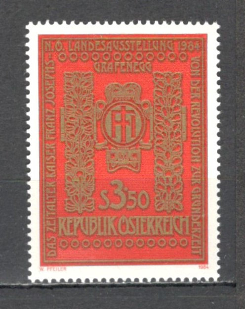 Austria.1984 Expozitia de arta &quot;Timpul tarziu al Imparatului F.Joseph&quot; MA.975