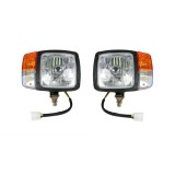 Cumpara ieftin Set Faruri cu Semnalizare Utilaje Dezapezire Buldoexcavator Tractor H4, 24V , Stanga si Dreapta