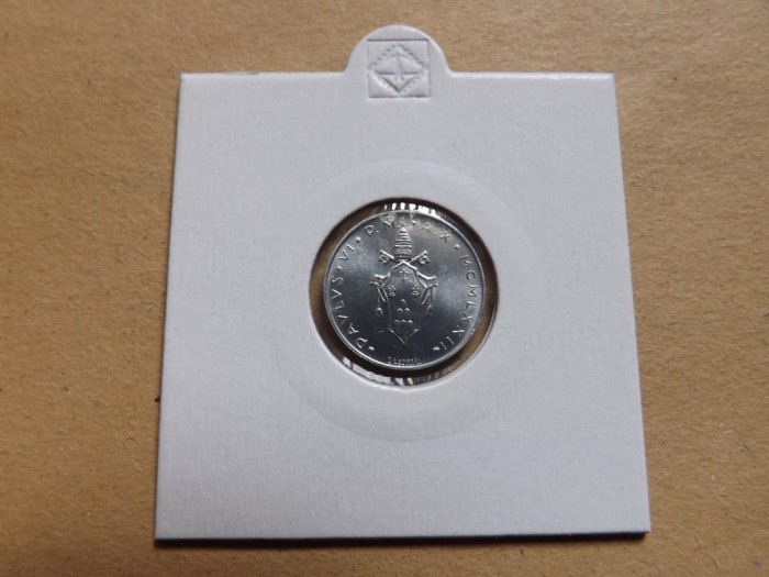 Vatican 1 Lira 1972 (MCMLXXII) FAO - Papa Pavlvus VI