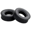 vidaXL Anvelope Roaba 13x5.00-6 4PR Cauciuc, Set 2 Bucati, Negre, Anvelopa Roaba, Carucior, Cauciucuri Industriale