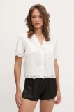Abercrombie &amp; Fitch cămașă de pijama culoarea bej, KI146-5053