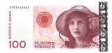 Norvegia 100 Kroner 2014 P-49f aUNC