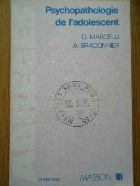 Psychopathologie De L&#039;adolescent - D. Marcelli A. Braconnier ,289882