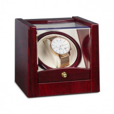 Klarstein Cannes, cutie de intoarcere pentru ceas, stanga/dreapta, 2160 TPD, lemn de trandafir foto