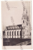 2458 - DITRAU, Harghita, Church, Romania - old postcard real PHOTO - used - 1940, Circulata, Fotografie