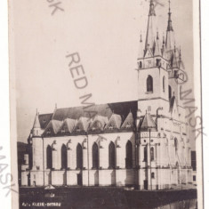 2458 - DITRAU, Harghita, Church, Romania - old postcard real PHOTO - used - 1940