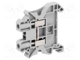 Term. &icirc;mbinare de șine 0,14-4mm&sup2; 2 borne gri 41A PHOENIX CONTACT