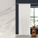 Perdea Decorativă, Model Off White, Dimensiuni 140x260cm, Material Poliester 98%, Oem