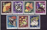 C5579 - Ungaria 1974 - Fluturi 7v.nestampilat MNH
