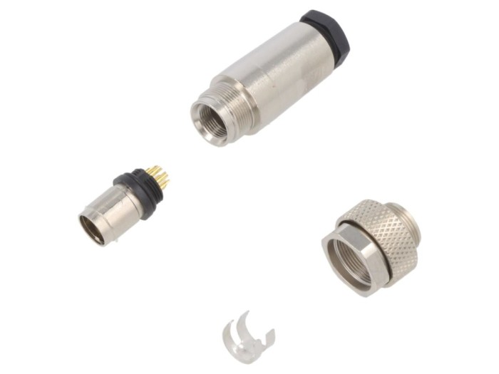 Conector M9 tată 7 pini IP67