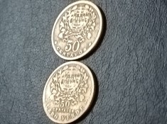 Lot 2 monede Portugalia, Capul Verde, 50 centavos 1930 + 1930 Cape (Cabo) Verde. Discount conform descriere [10 - 20 %. Vezi descrierea.].