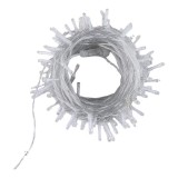 Cumpara ieftin Instalatie cu 200 de LED uri Sycees, lungime totala 23 m, alb, cald, IP44, alb