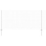 VidaXL &Icirc;ngrădire cu st&acirc;lpi Argintiu 1 x 10 m Oțel 3336155