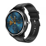 Smartwatch STAR X3 Negru cu bratara neagra din TPU, 1.3 Full Touch, EKG, Saturatie oxigen, Ritm cardiac, Presiune sanguina, IP68