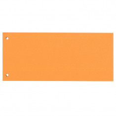 Separatoare Carton Pentru Biblioraft, 190g/mp, 105 X 240 Mm, 100/set, Oxford - Orange