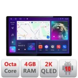 Navigatie dedicata Smart For Two 2015- N-Smart15 Edonav ecran 13&quot; 2K 8 si 128 Android Waze USB Navigatie 4G 360 Toslink Youtube Ra CarStore Technology