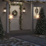 VidaXL Lumină de Crăciun cu LED/țăruș de sol alb 57 cm pliabil