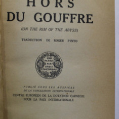 HORS DU GOUFFRE by JAMES T. SHOTWELL , 1936