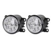 Set 2 Proiectoare Ceata LED Asam Dacia Duster Logan Sandero, 89mm, 27W, 12V, H11, 4000K, Lumina Alba