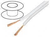 Cablu Difuzor 2x0.5mm2 OFC Alb Neecranat, Goobay