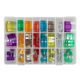 Set sigurante auto 88 piese pentru 12V si 24V, &icirc;n organizator NEO