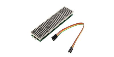 Matrice cu LED-uri compatibila MAX7219 4 module foto