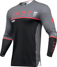 Tricou atv/cross Thor Prime Ace, culoare gri/negru, marime M Cod Produs: MX_NEW 29107660PE foto