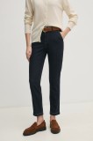 United Colors of Benetton jeansi Scarlett femei, culoarea albastru marin
